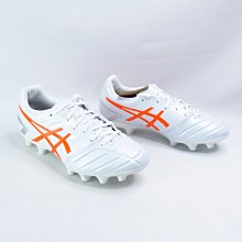 ASICS DS LIGHT CLUB 男款 足球釘鞋 2E楦 1103A074103 白x橘【iSport愛運動】