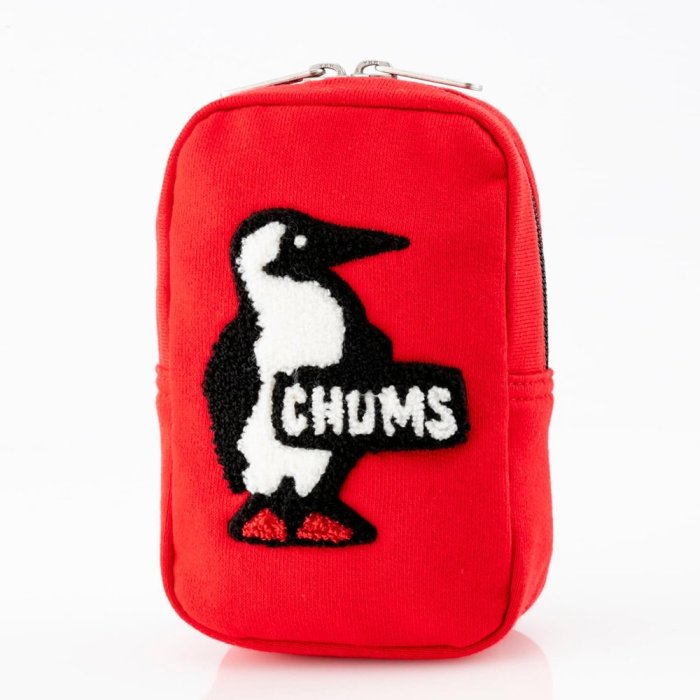 =CodE= CHUMS VERTICAL POUCH SWEAT 毛巾布收納包(藍紅綠灰迷彩)CH60-2809 化妝