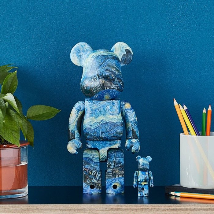 日貨代購CITY】BE@RBRICK MOMA VAN GOGH THE STARRY NIGHT 梵谷星空