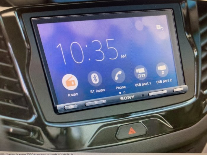 SONY 新品XAV-AX5500 6.95吋除了CarPlay Android Auto 全新功能WebLink