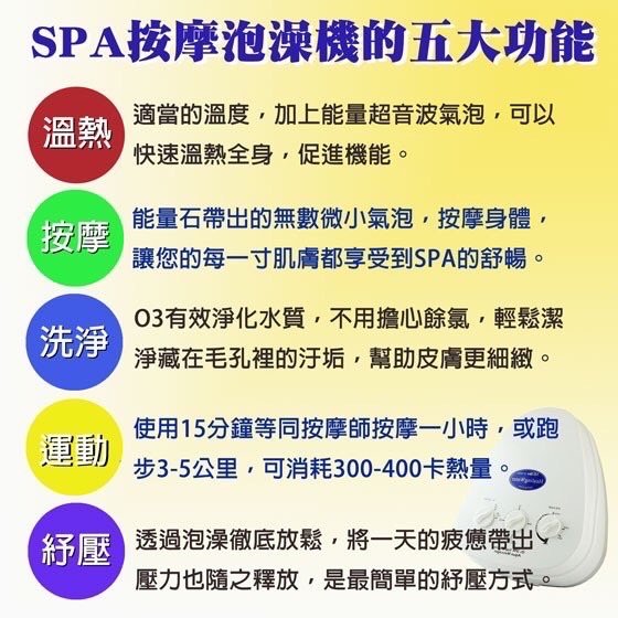 雲蓁小屋【台灣製SPA MB 水療機 00703-023】保固一年 塑身 按摩 美容 運動 熱敷 紓壓 洗淨