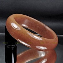 珍珠林~加寬板經典圓玉鐲~天然A貨老瑭璜 (內徑60.5mm, 手圍20號) #324
