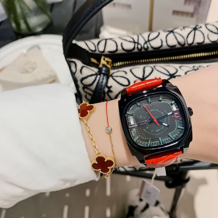 新款手錶女 百搭手錶女TICTOC女士手錶2022新款個時尚方形女手錶潮流氣質中性大盤手錶女