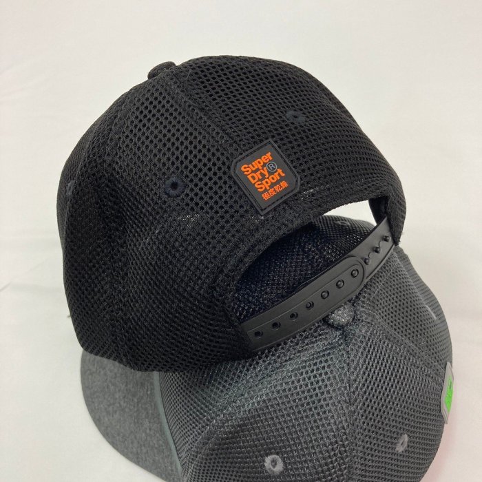 3512 DQ5 反光標 帽子 網帽 現貨 兩色 極度乾燥 棒球帽 深灰菊/黑菊  Superdry 鴨舌帽 老帽 透氣