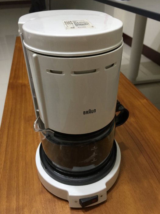 德國 百靈  咖啡壺  BRAUN 咖啡機 白色  4人 0.4L (KF-12 KF12)