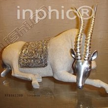 INPHIC-歐式田園裝飾擺飾傢俱飾品動物裝飾藏羚羊