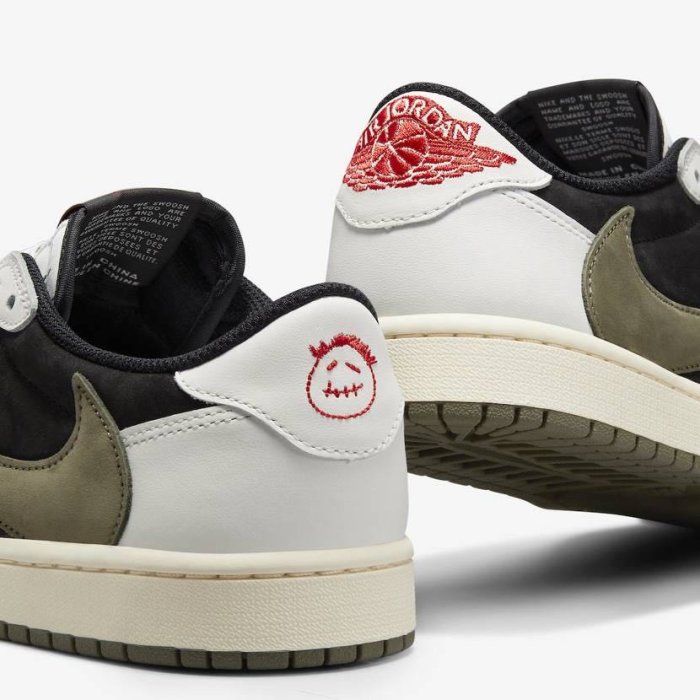 Travis Scott × Nike WMNS Air Jordan 1 Low OG 倒勾 DZ4137-106/5909/8-106。太陽選物社