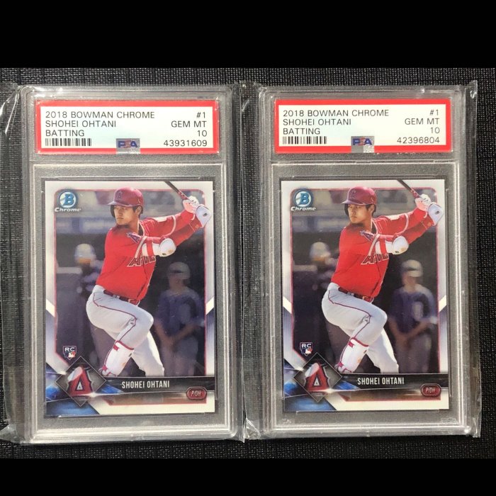 2018 Bowman Chrome Ohtani Rc Psa10 (本商品為單張球卡價格）大谷翔平