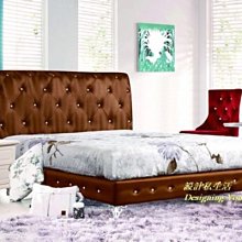 【設計私生活】蕾珍娜咖啡色5尺雙人床、床台、床架(部份地區免運費)121A