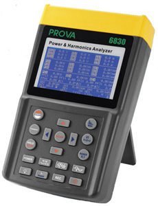 [捷克科技] TES PROVA 6830 電力品質分析儀 (1000A) 適用各種電力系統