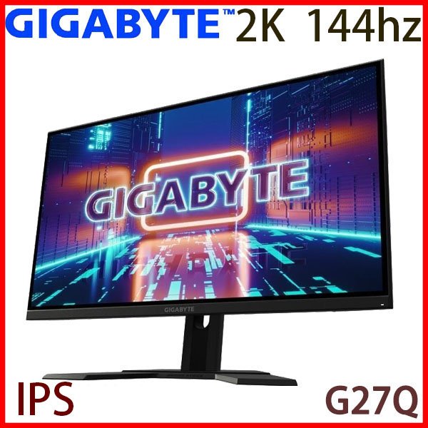 【MR3C】完售 含稅附發票 技嘉 G27Q 27吋 2K 144hz IPS 面板 16:9 電競 LED 螢幕