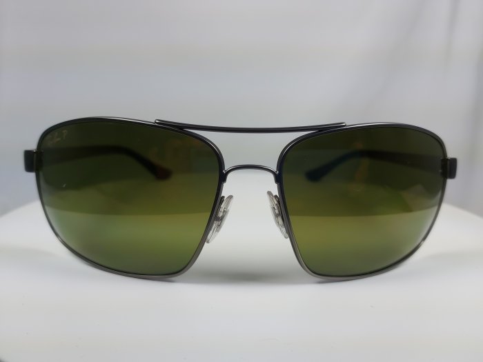 『逢甲眼鏡』Ray Ban雷朋 全新正品 太陽眼鏡 霧面紫金屬框  墨綠鏡面 偏光鏡片【RB3604CH-029/6O】