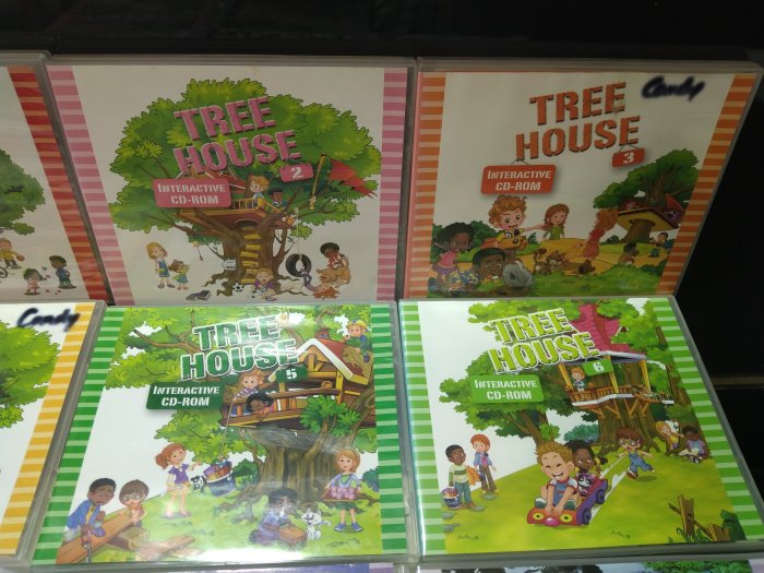 何嘉仁Tree House 1-12 課本，互動光碟，CD，Story，字卡 Language Arts