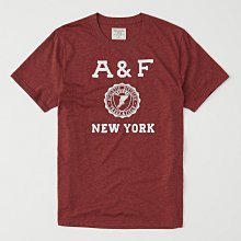 【A&F男生館】☆【Abercrombie&Fitch徽章短袖T恤】☆【AF008L1】(XS)