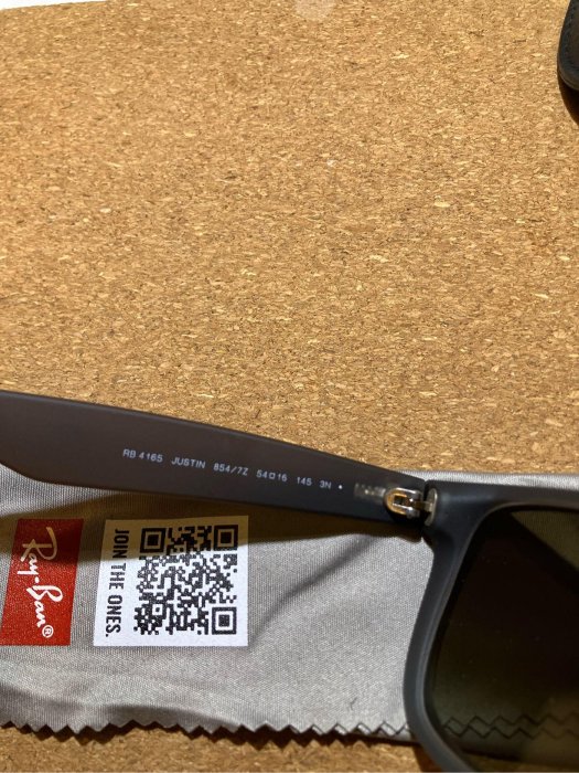 Ray-Ban RB4165 Justin854/7Z 綠色墨鏡 兩支合售