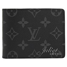 【茱麗葉精品】全新精品 Louis Vuitton LV M62294 Slender 經典花紋雙折短夾.黑 預購無現貨