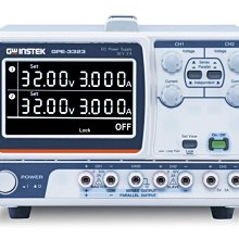 TECPEL泰菱電子》固緯 GWInstek GPE-3323 多通道直流電源供應器 3CH  0-32V 0-3A