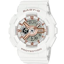 CASIO 卡西歐 BABY-G 新版街頭潮流雙顯錶-BA-110XRG-7A