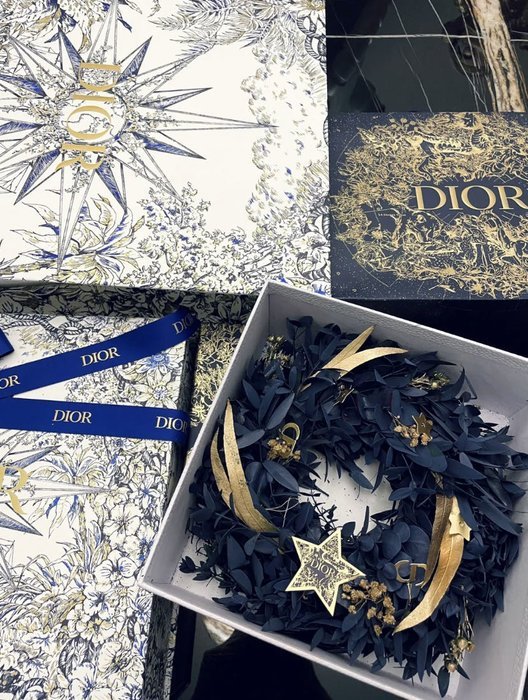 Dior VIP 環保帆布袋 浮世繪動物 托特包款 牛仔藍 33*37.5*10 cm