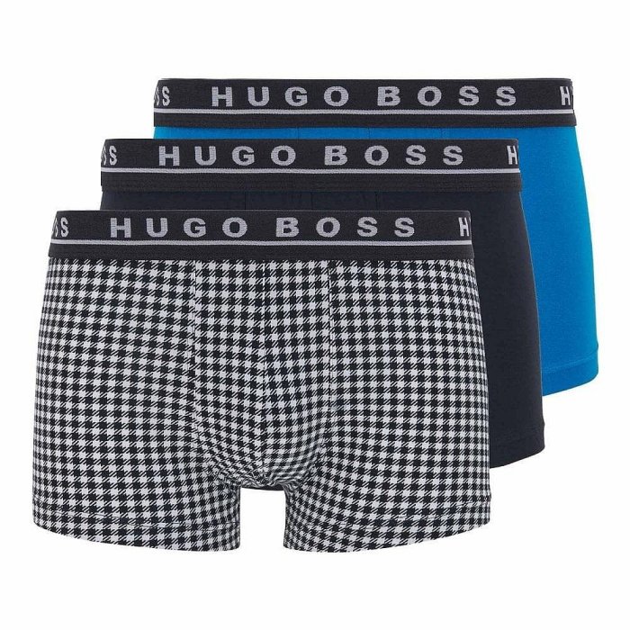 【BOSS男生館】HUGO BOSS COTTON STRETCH四角內褲【BOSU002D2】三件組(M)