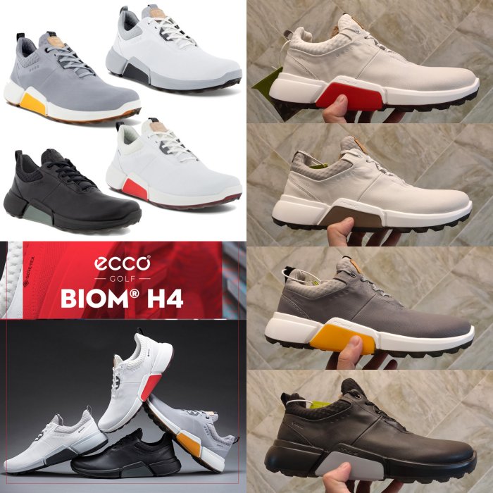 新款 正貨 ECCO BIOM GOLF Hybrid 4/H4高爾夫男鞋 ecco高爾夫球鞋 升級版 防水108204