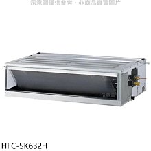 《可議價》禾聯【HFC-SK632H】變頻冷暖吊隱式分離式冷氣內機