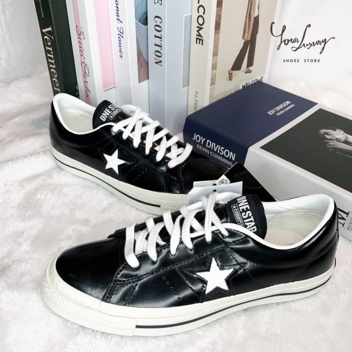 【Luxury】Converse one star hanbyeol leather 皮革帆布鞋 黑白 男女鞋 韓國正品