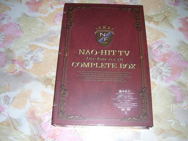 甲上) 藤木直人- NAO-HIT TV Live Tour ver4.0 ~ Complete Box - 日版