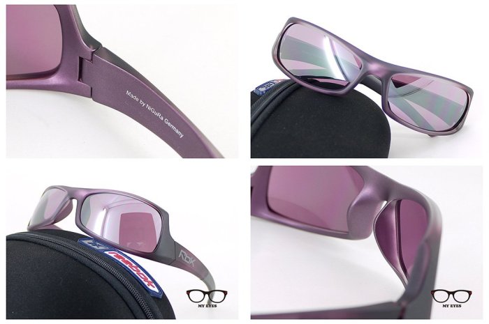 【My Eyes 瞳言瞳語】Reebok 德國品牌 太陽眼鏡  板料材質 騎車 跑步 登山(B2060)