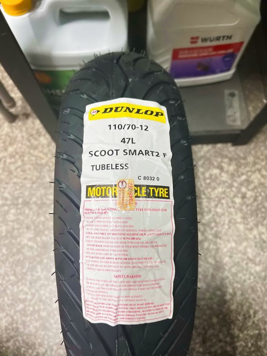 【油品味】DUNLOP 110/70-12 SCOOT SMART2 F 聰明胎二代 登祿普 機車輪胎