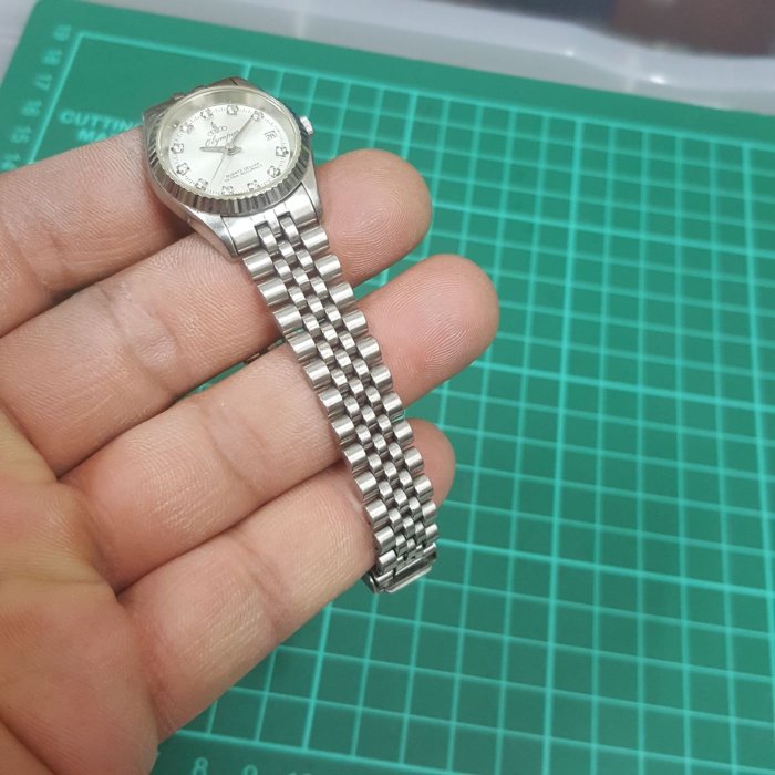 OP 蠔式白鋼女錶 漂亮 行走中 非Z4 Rolex OMEGA SEIKO ORIENT機械錶 FOSSIL ck