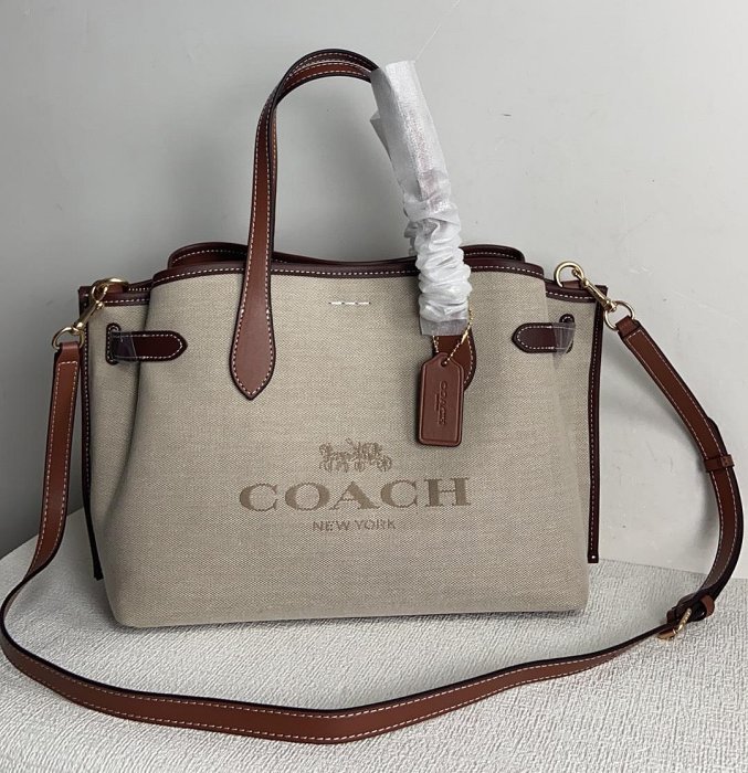 全新 COACH 蔻家 CH189 美國正品代購新款帆布包 HANNA 系列 托特包水桶包 超低直購