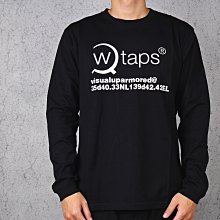 【HYDRA】15A/W WTAPS GPS LS TEE 長袖 長T 放大鏡 經典文字  純棉 黑色【WTS18】