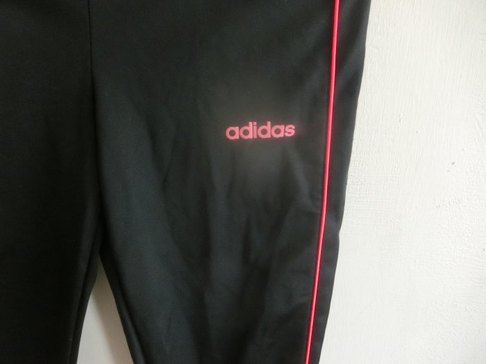 二手adidas黑色刷毛長褲    150Cm