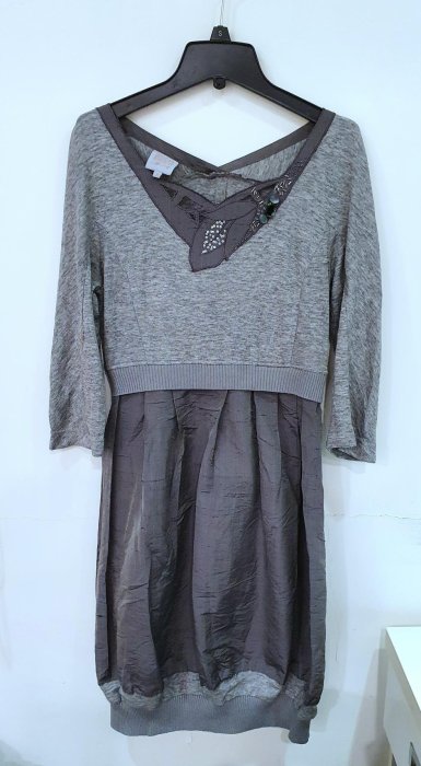 ❤特價❤全新PANG CHI龐吉設計師專櫃絲針織洋裝，原價6980