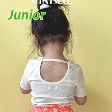 JS~JM ♥上衣(CREAM) MINIMAL-2 24夏季 MIA40425-114『韓爸有衣正韓國童裝』~預購