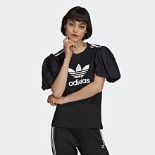 限時特價 南◇2021 6月 ADIDAS DRY CLEAN ONLY 短袖上衣 H59036 黑 蓬鬆衣袖 休閒T