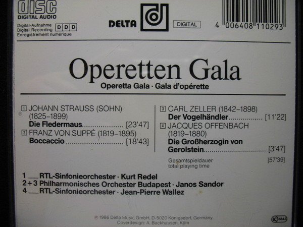 OPERETTEN GALA - 歌劇專輯 - 1985年瑞士原版盤 - 201元起標   R873