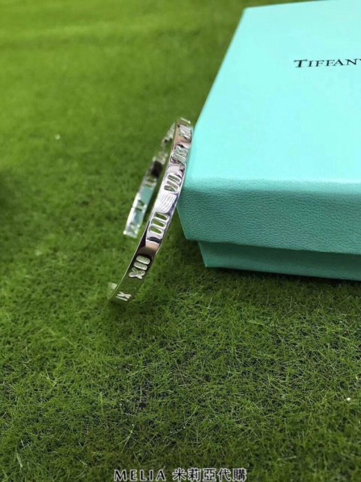 【熱賣精選】Tiffany&Co. 925純銀 2018Sss Tiffany 蒂芙尼 手環 手鐲 羅馬數字