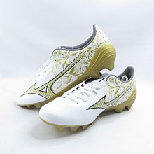 Mizuno α SELECT Jr P1GB246550 ALPHA 大童足球鞋 白金【iSport愛運動】