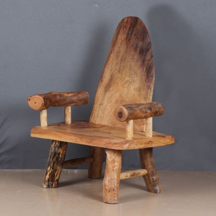熱銷 香樟木全實木小凳子靠背椅木椅子餐椅原木自然簡約民宿原生態家用簡約
