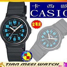 【台灣CASIO原廠公司貨】【天美鐘錶店家直營】【下殺↘超低價有保固】CASIO MQ-71-2B 黑面藍數字防水石英錶