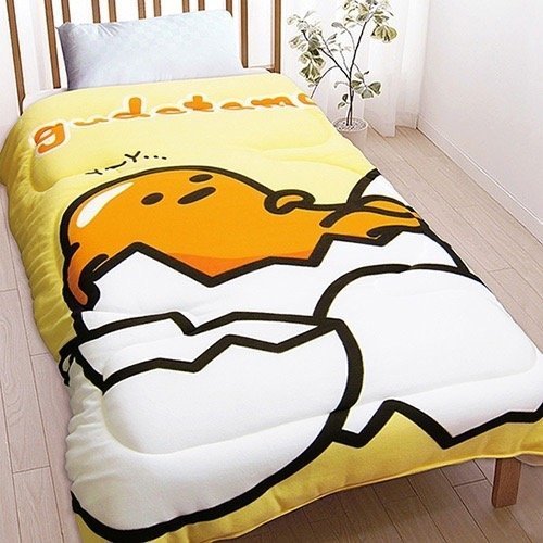 【UNIPRO】療癒系 慵懶 蛋黃哥 Gudetama 150X195公分 保暖毯被 (厚被子X1) ㄚ~ㄚ...