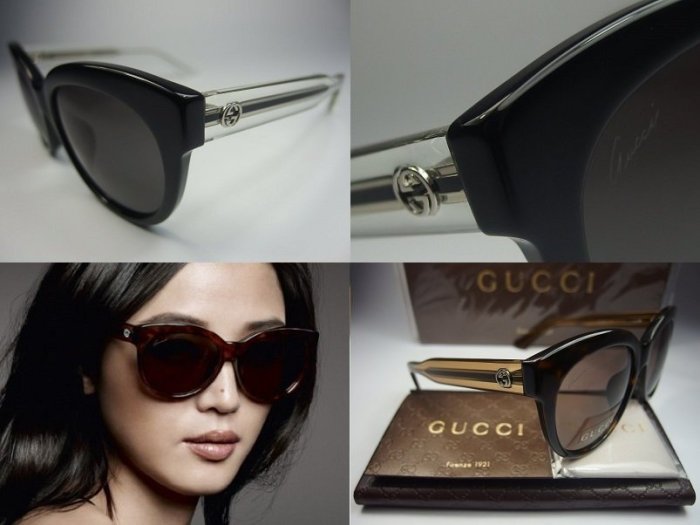 信義計劃 眼鏡 全新真品 GUCCI GG3757FS 太陽眼鏡 兩色各一支 全智賢海報款 亞洲版