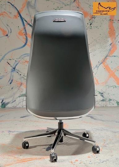 億嵐家具《瘋椅》英國鷹牌 凱撒琳二代Cheaserlna Princess II (深灰色+白/深灰色) 工學椅/皮椅