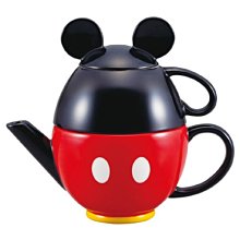 ♥小花花日本精品♥ Hello Kitty  Disney迪士尼 米奇  精緻下午茶杯壺組 一壺一杯 附濾網11218906