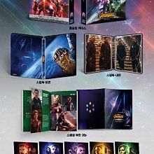 [藍光先生] 復仇者聯盟3：無限之戰 UHD+3D+2D 三碟鐵盒 Avengers：Infinity War BD