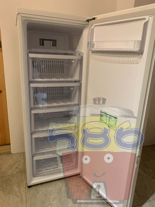 586家電館》三菱電機144公升直立冷凍櫃【MF-U14P-W-C】自動除霜.透明