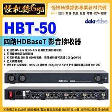 datavideo洋銘 HBT-50 四路HDBaseT 影音接收器 PTZ雲台攝影機 攝影機控制器 導播機