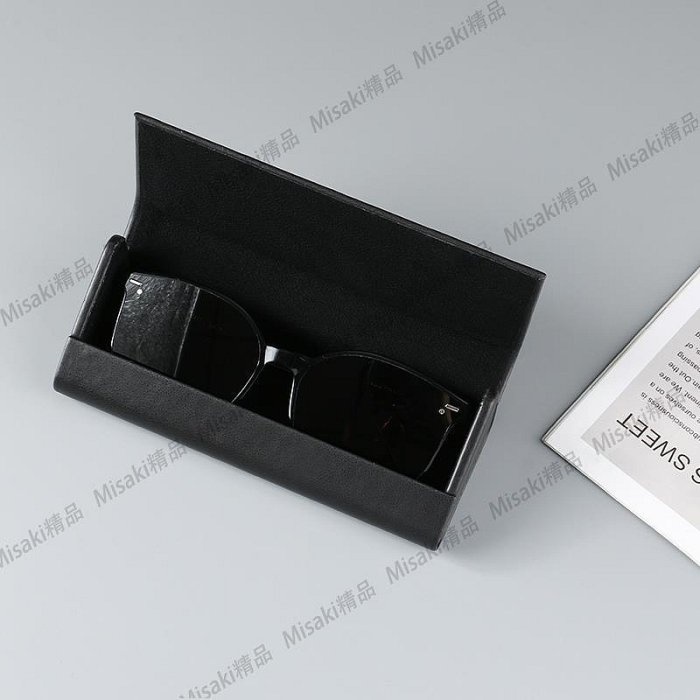 e88抗壓眼鏡盒創意刻字定制便攜復古防壓高檔墨鏡近視眼睛合子男-Misaki精品